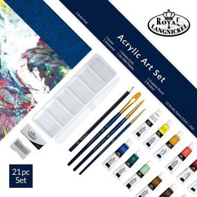 img 2 attached to Royal Langnickel Essentials Acrylic Painting Painting, Drawing & Art Supplies in Painting