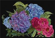 hydrangea counted cross stitch kit 15 25 logo