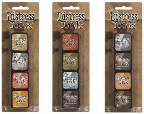 img 1 attached to 🎨 Ranger Tim Holtz Distress Mini Ink Pad Bundle: Explore Kits 7, 8, and 9 for Creative Art Projects!