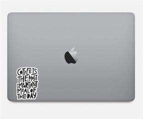 img 1 attached to Funny Coffee Quotes Sticker Stickers