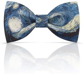 img 4 attached to 🎀 Lanzonia Boy's Designer Bowtie: Making Birthdays, Weddings, and Holidays Extra Special with Funny Patterns!