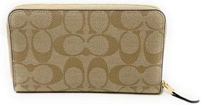 img 2 attached to Women's Handbags & Wallets: Medium Around Wallet in Crossgrain Leather