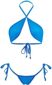 img 3 attached to SHERRYLO Bikinis: Elevate Your Beach Style with Elegant & Comfortable Women's Swimwear