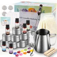 🕯️ premium complete candle making kit for adults, beginners & kids - includes waxes, wicks, fragrances, dyes, melting pot, candle tins - diy arts & crafts supplies logo