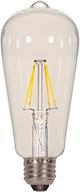 efficient satco s9581 led filament bulb - warm white illumination for superior lighting experience логотип