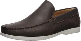img 4 attached to Genuine Venetian Men's Loafers & Slip-Ons by Driver Club USA
