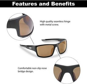 img 1 attached to Flying Fisherman Sand Bank Polarized Sunglasses: Ultimate UV Protection for Fishing and Outdoor Sports