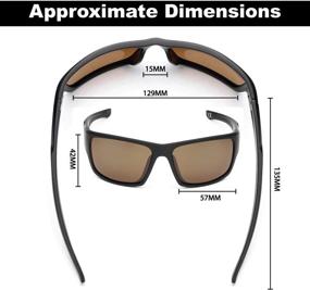 img 3 attached to Flying Fisherman Sand Bank Polarized Sunglasses: Ultimate UV Protection for Fishing and Outdoor Sports