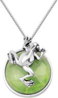 🐸 seiraa frog necklace - green frog toad pendant for frog enthusiasts: unique frogs lover gift and frog-themed jewelry logo