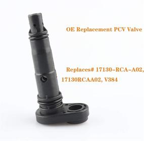 img 3 attached to 🔧 High-Quality Exhaust PCV Valve Compatible with Honda Accord, Acura, Saturn - Odyssey Pilot, TL, Vue - Positive Crankcase Valve 17130RCAA01, 0450358, PCV374, 6P1243, 12582052 (17130-RCA-A02, 17130RCAA02, V384)