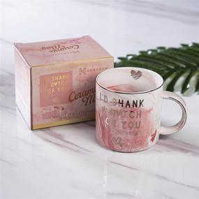 img 3 attached to 🎁 Top Birthday Presents for Women Best Friends - Hilarious Friendship Gift for Besties, BFFs, Sisters, Female Boss, Elder Sis, Sorority - Cute Pink Marble Coffee Mug, 11.5oz Cup for Coffee Lovers
