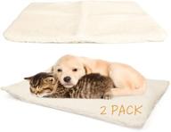 partysaving pet bed - self heating snooze pad pet bed mat for cats, dogs, and kittens - travel or home - white - medium size (1pack or 2pack) - apl1344, apl2255 logo