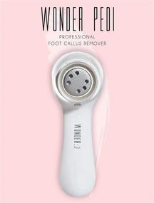 img 1 attached to 🦶 Wonder Pedi Electric Callus Remover: Professional Foot Care Tool for Shaving Hard Cracked Dead Skin - Electronic File for Effective Pedicures (Callus Remover)