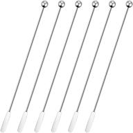 cocktail stirrers stainless reusable beverage logo