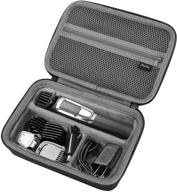 🧳 top-rated procase hard travel case for philips norelco multigroom series 3000 5000 7000 -black logo