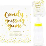 candy bottle guessing showers pieces logo