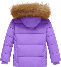 img 3 attached to 🧥 Stay Cozy and Stylish with the Wantdo Girl's Water Resistant Winter Coat – Perfectly Insulated Puffer Jacket with Hood