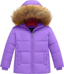 img 4 attached to 🧥 Stay Cozy and Stylish with the Wantdo Girl's Water Resistant Winter Coat – Perfectly Insulated Puffer Jacket with Hood