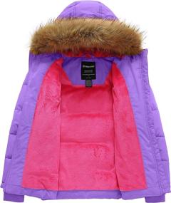 img 2 attached to 🧥 Stay Cozy and Stylish with the Wantdo Girl's Water Resistant Winter Coat – Perfectly Insulated Puffer Jacket with Hood