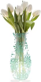 img 1 attached to MODGY Collapsible Expandable Plastic Vase Home Decor in Vases