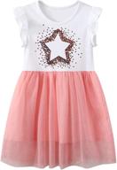 homagic2we summer applique clothes toddler girls' clothing logo