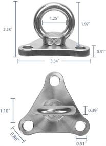 img 4 attached to Concrete Permanent Stainless Suspension 360°Rotate