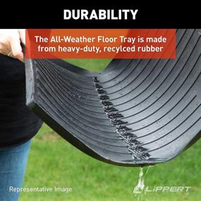 img 1 attached to 🏠 Lippert 801380 Solid Step Entry All-Weather Floor Tray for RVs - Ultimate Protection for 5th Wheel, Trailer, and Motorhome Entrances!