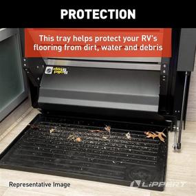 img 2 attached to 🏠 Lippert 801380 Solid Step Entry All-Weather Floor Tray for RVs - Ultimate Protection for 5th Wheel, Trailer, and Motorhome Entrances!