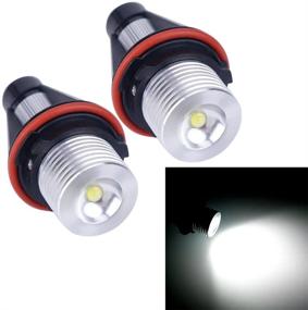 img 4 attached to VANJING 5W LED Angel Eyes Halo Ring Marker Light Bulb for BMW 5 6 7 Series X3 X5 (E39 E53 E60 E63 E64 E65 E66 E83 Compatible) - White, 2PCS