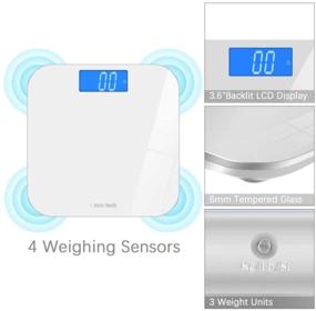 img 2 attached to Innotech® Digital Bathroom Scale Backlit Bath