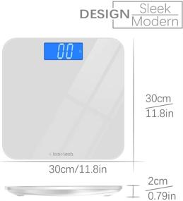 img 3 attached to Innotech® Digital Bathroom Scale Backlit Bath