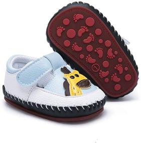 img 1 attached to 👶 BEBARFER Crawling Slippers Moccasins Pre Walkers Boys' Shoes: Stylish and Supportive Footwear for Little Adventurers