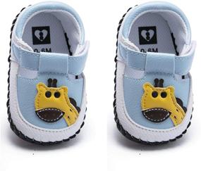 img 4 attached to 👶 BEBARFER Crawling Slippers Moccasins Pre Walkers Boys' Shoes: Stylish and Supportive Footwear for Little Adventurers