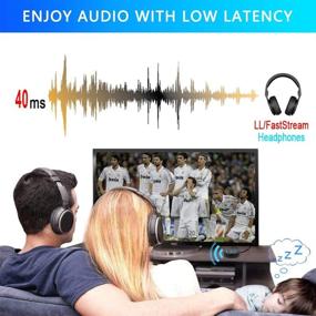 img 2 attached to 🎧 Golvery Bluetooth 5.0 Transmitter Receiver: Aptx LL/FS 40ms Wireless Audio Adapter for TV, Car Stereo, PC, Xbox, PS4 – No Delay, Plug n Play