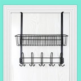 img 4 attached to 🧺 Tidy up your bathroom with the Bathroom Organizer Storage Hanger Towel!