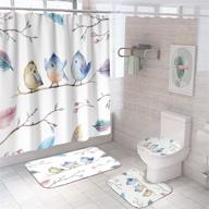 animal design curtain washable bathroom logo