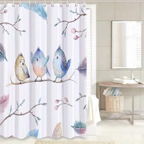 img 2 attached to Animal Design Curtain Washable Bathroom