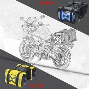 img 3 attached to 🏍️ Ultimate Waterproof Bag: WILD HEART Motorcycle Saddlebag 50L Tank Bag Side Bag