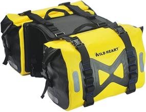 img 4 attached to 🏍️ Ultimate Waterproof Bag: WILD HEART Motorcycle Saddlebag 50L Tank Bag Side Bag