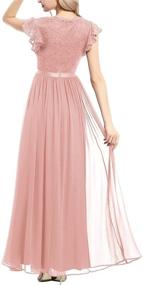 img 1 attached to Dressystar Womens Chiffon Bridesmaid Wedding