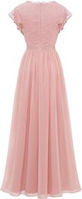 img 3 attached to Dressystar Womens Chiffon Bridesmaid Wedding