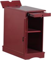 🔴 small butler accent table by powell furniture in red for enhanced seo-friendly visibility logo