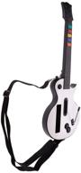 🎸 wireless guitar for wii guitar hero and rock band 2 games, color white - compatible with all guitar hero and rock band 2 titles (excluding rock band 1) logo