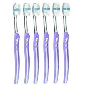 img 1 attached to 🦷 Oral-B Indicator Toothbrush Flat Trim 35 Soft - Pack of 6: Superior Dental Care at an Unbeatable Value