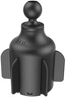 🥤 ram mounts stubby cup holder ball base rap-b-299-4u | b size 1" ball compatible with cup holders in 2.57" to 3.5" diameter range logo