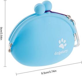 img 3 attached to 🐶 2 Pack Silicone Dog Treat Pouch – Fidget Pencil, Portable Fashion Small Dog Training Pouch, Pet Treat Bag, Coin Purse Key Case Coin Pouch