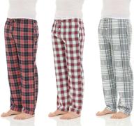 👖 daresay super soft flannel bottoms with pockets: men's clothing for ultimate sleep and lounge comfort logo