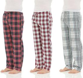 img 4 attached to 👖 DARESAY Super Soft Flannel Bottoms with Pockets: Men's Clothing for Ultimate Sleep and Lounge Comfort