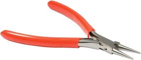 img 2 attached to 🔧 The Beadsmith Platinum Series German Round Nose Pliers for Jewelry Making – 4.75 inches (120mm), Polished Steel Head, Red PVC Comfort Grip Handle, Double-Leaf Spring