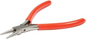 img 3 attached to 🔧 The Beadsmith Platinum Series German Round Nose Pliers for Jewelry Making – 4.75 inches (120mm), Polished Steel Head, Red PVC Comfort Grip Handle, Double-Leaf Spring